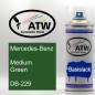 Preview: Mercedes-Benz, Medium Green, DB-229: 400ml Sprühdose, von ATW Autoteile West.